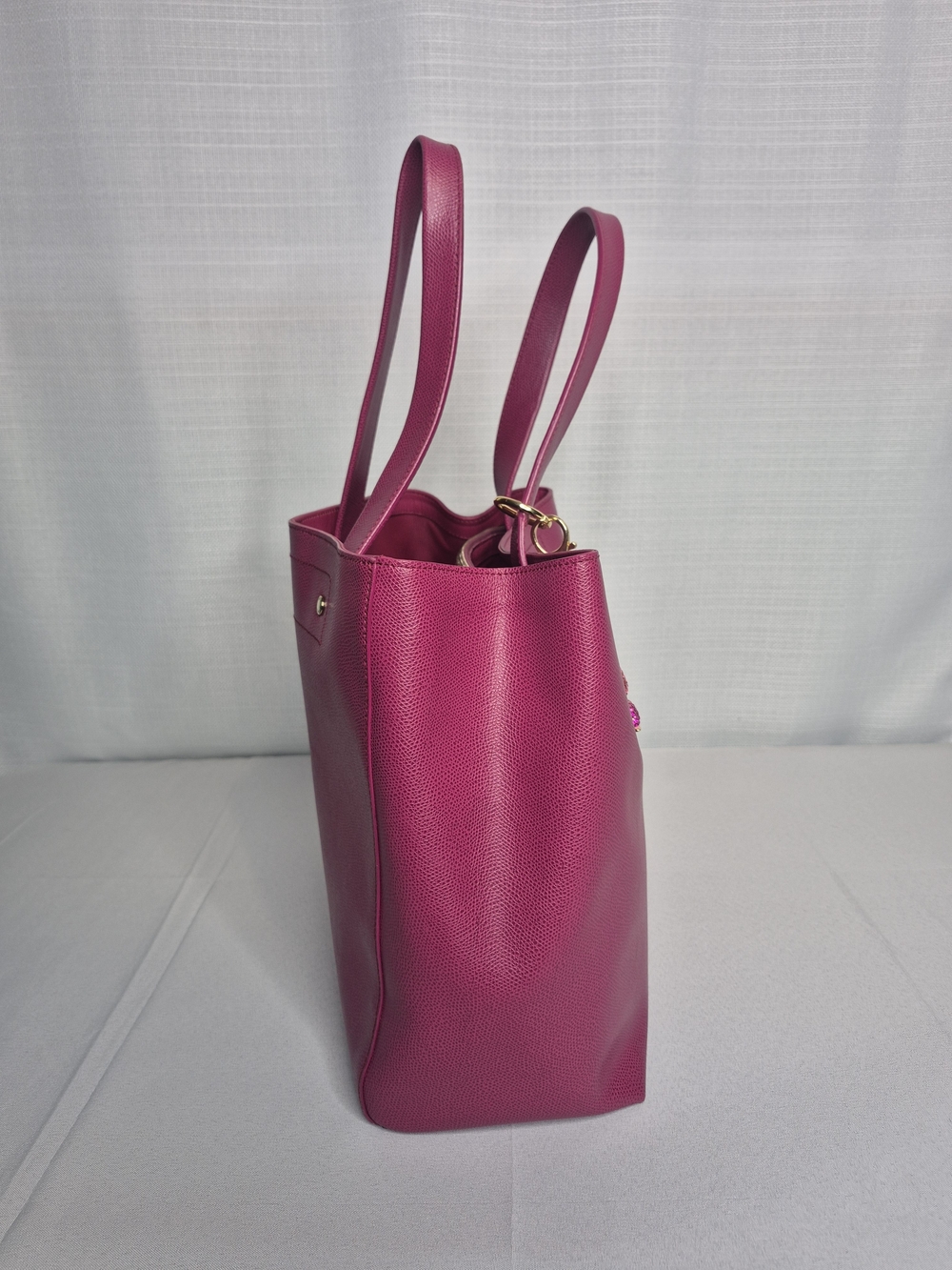 Furla Fuschia Pink Shoulder Tote Bag COA - Picture 7 of 15